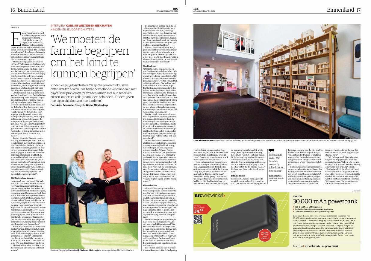 We moeten de familie begrijpen om het kind te kunnen begrijpen